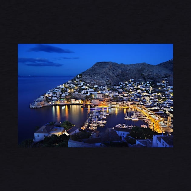 Nights in Hydra island - Greece by Cretense72